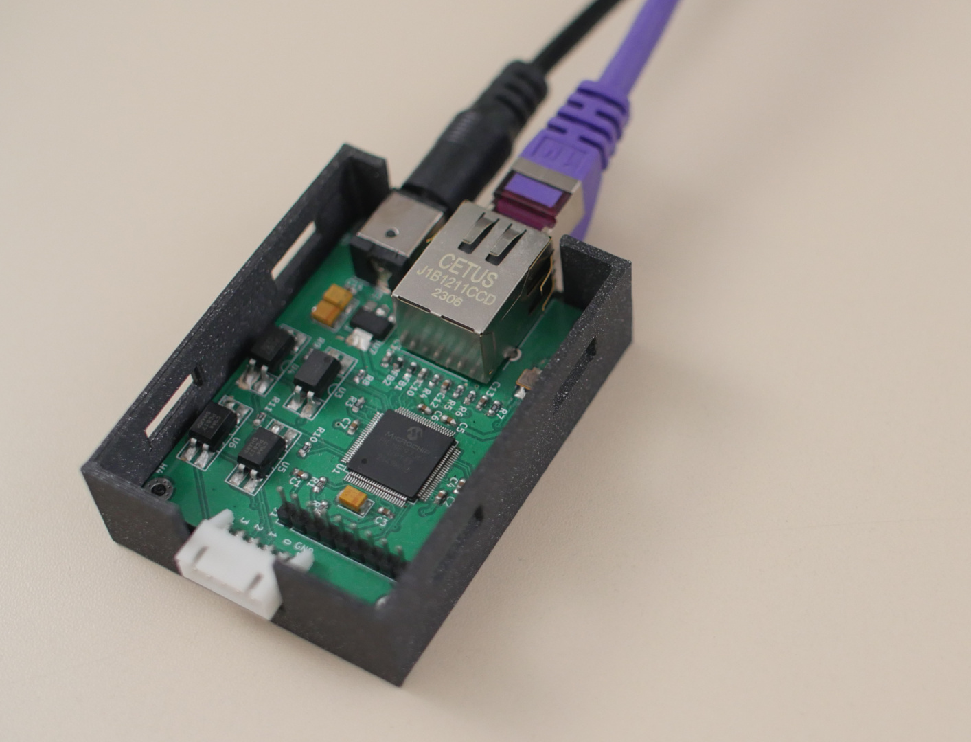 LANgpio Prototyp - handgelötet